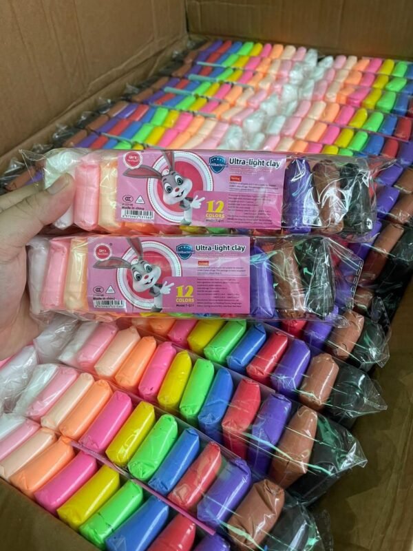 MAGIC CLAY  ISI 12 WARNA / SUPER LIGHT CLAY 7 GRAM
