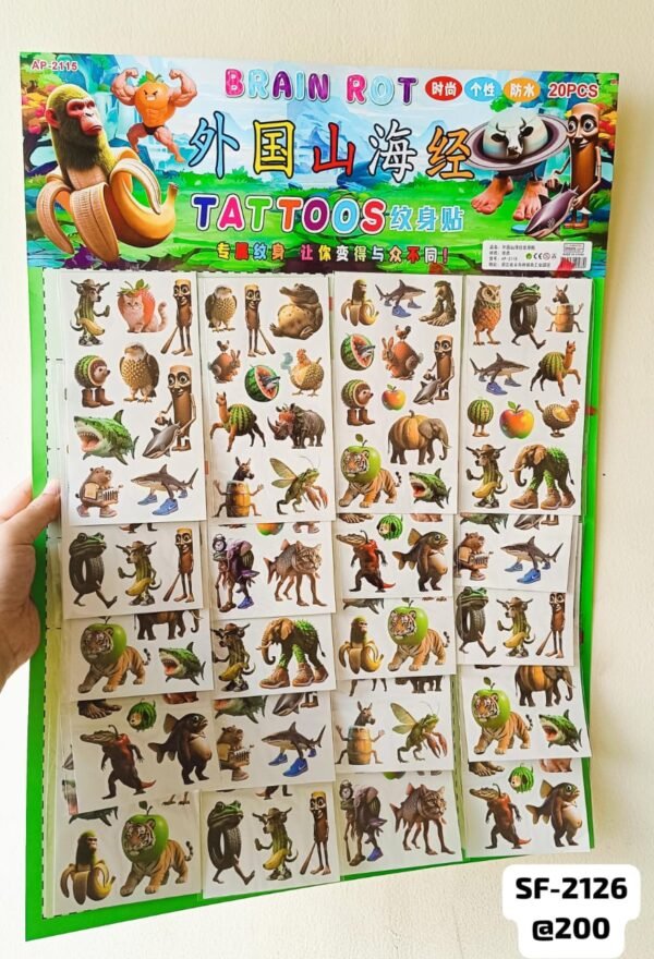 TATO TUNGTUNG SAHUR ASF-2126 PER CARD