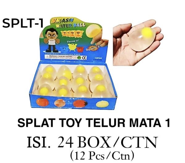 SPLAT TOYS TELUR MATA 1 PERBOX