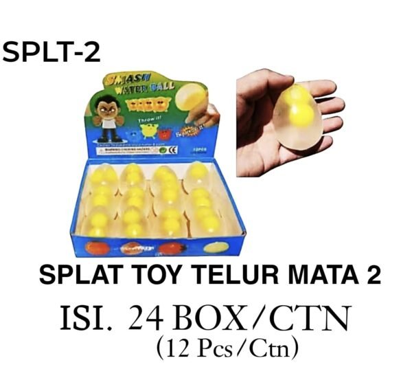 SPLAT TOYS TELUR MATA 2 PERBOX