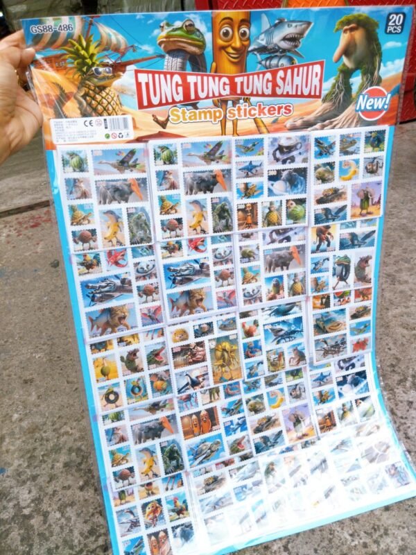 STAMP STIKER TUNG TUNG SAHUR ASF-2132 PERCAD
