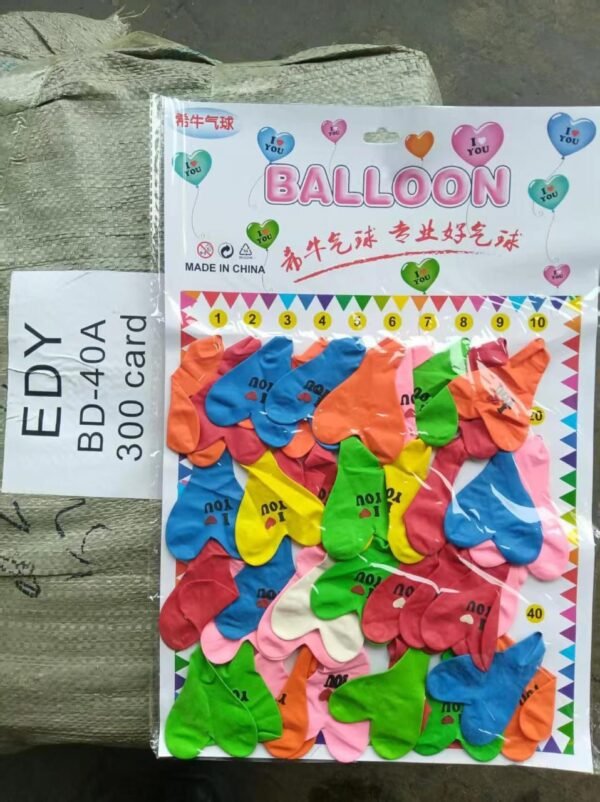 BALON LOVE ALDB PER 12 CARD