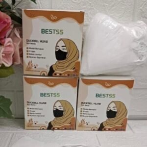Duckbill Hijab Putih 10 Box