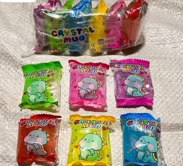 CRYSTAL MUD DINOSAURUS PER12PACK