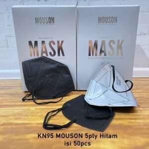 MASKER KN95 EMBOS HITAM PER10BOX