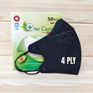 MASKER DUCKBILL ONCARE HITAM PER 12BOX