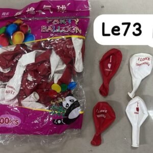 BALON LE73 MERAH PUTIH PER 12PACK
