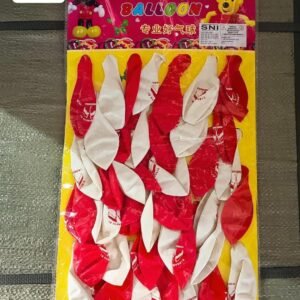 BALON CARD MERAH PUTIH PER12CARD