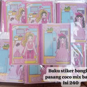 BUKU STIKER COCO MIX BERBIE PERLUSIN