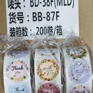 STIKER GULUNG "TERIMAKASIH" BD-38F (MLD) per 10pcs