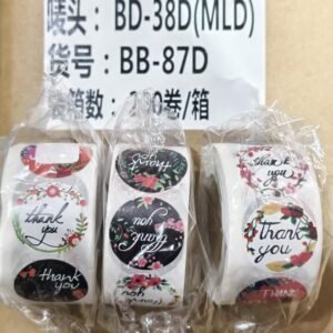 STIKER GULUNG "TERIMAKASIH" PER10PCS BD-38D(MLD)