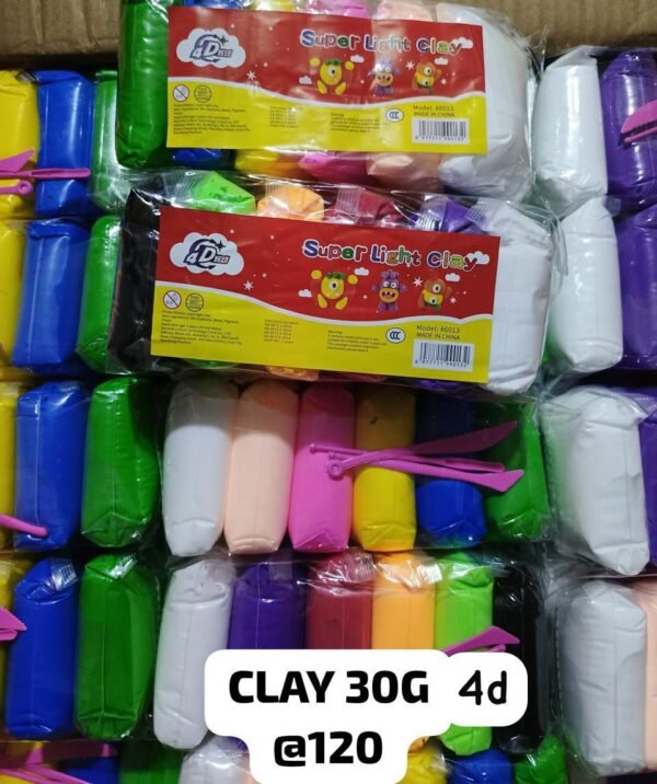 MAGIC CLAY 30GRM 4D PER12PACK