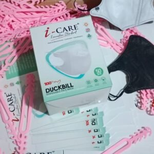 MASKER DUCKBIL ICARE HITAM PER 12BOX