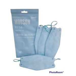 MASKER KF94 MOUSON SKYBLUE PER10PAX