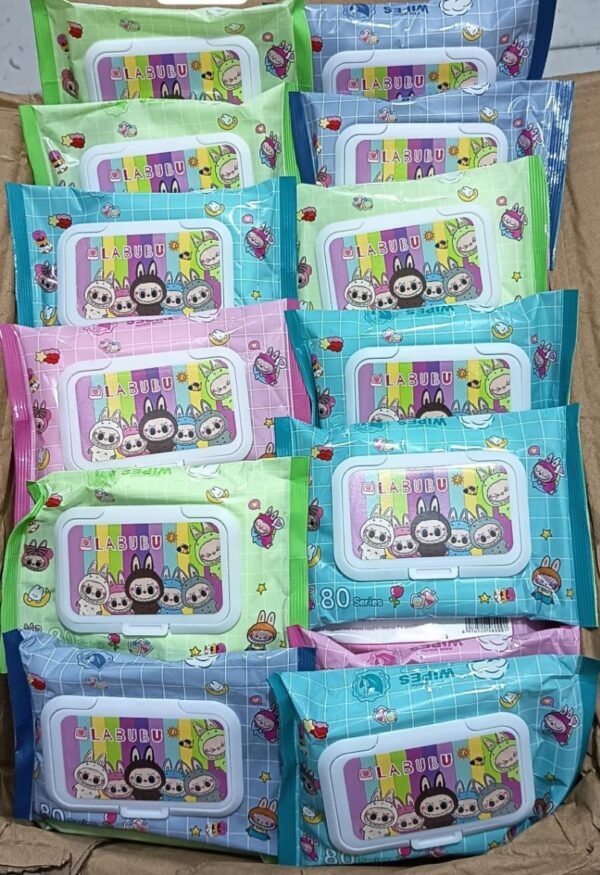 TISSUE BASAH LABUBU PER 10PCS