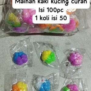 (1PACK) KAKI KUCING CURAH WARNA WARNI PER100PCS