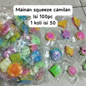 (1PACK) MAINAN CURAH FOODIE PER 100PCS