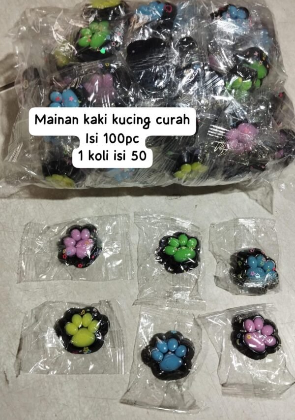 (1PACK) KAKI KUCING CURAH HITAM PER 100PCS