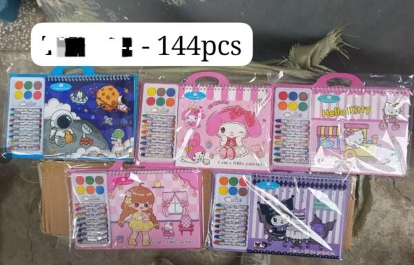 MAINAN BUKU GAMBAR LUKIS KARAKTER PER LUSIN