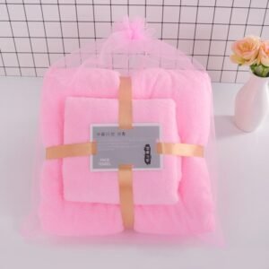 HANDUK NAURA PINK PERLUSIN