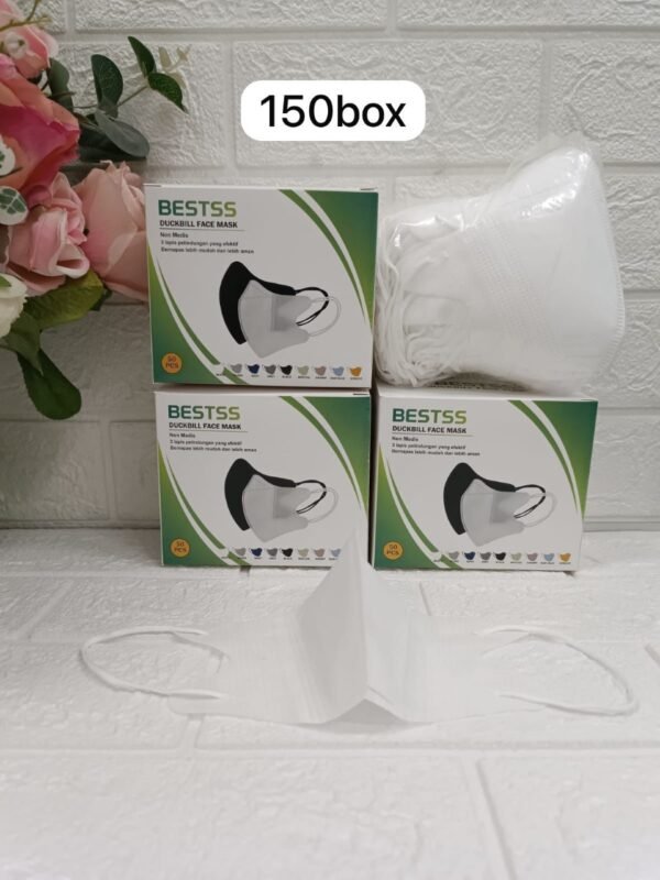 MASKER DUCKBILL BEST PUTIH PER 12 BOX