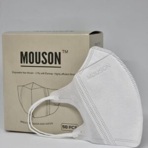 MASKER DUCKBILL MOUSON PUTIH PER 10BOX