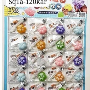 SQUEEZE + SUNTIK KAKI KUCING MIX PER12CARD