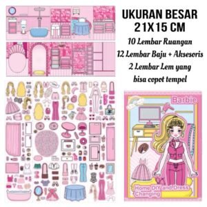 BUKU STIKER COCO MIX BARBIE PERLUSIN