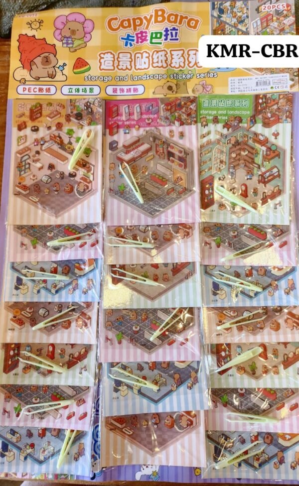 STICKER RUANGAN CAPY BARA  PERCARD