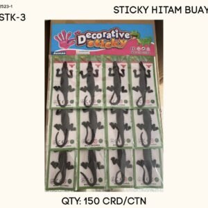 STICKY BUAYA HITAM PER10CARD