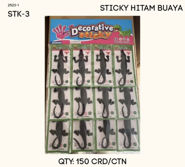 STICKY BUAYA HITAM PER10CARD