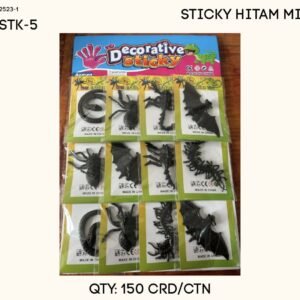 STICKY HITAM MIX PER10CARD