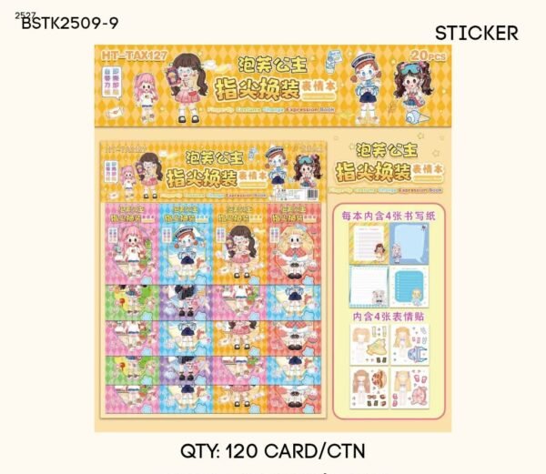 STICKER MAKEUP HT-TAX127 TAX BP PERCARD