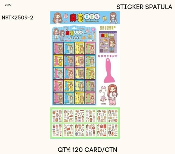 STICKER SPATULA MOMO PERCARD