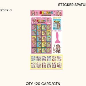STICKER SPATULA MOMO NSTK2509-3 PERCARD