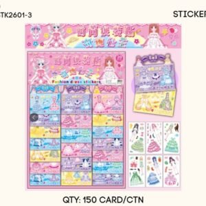 STICKER TAS GAUN PRINCESS 2601NSTK2601-3